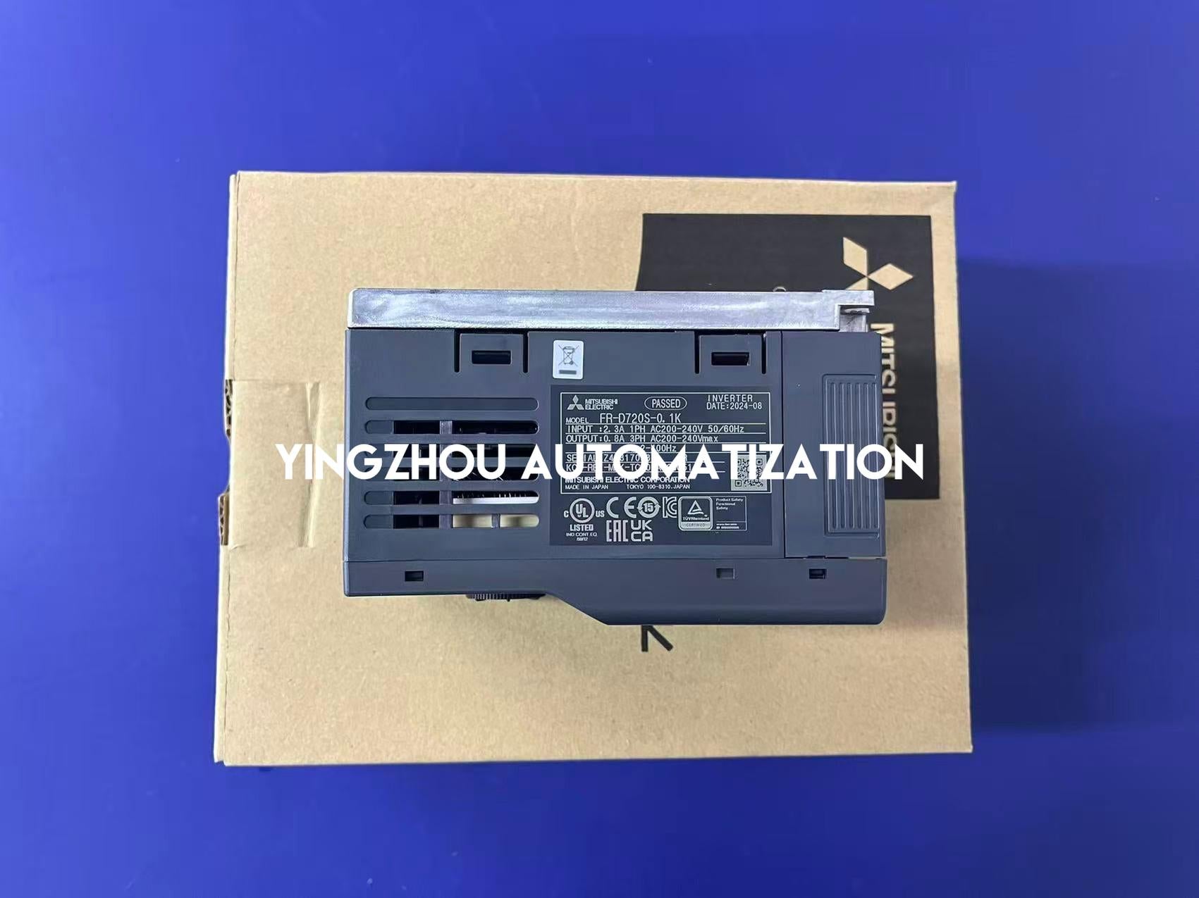 Mitsubishi FR-D720S-0.1K VFD Inverter | Single Phase 220V | 0.1kW 0.125HP | Ultra-Compact Micro Drive | Brand New Original-vezhoo