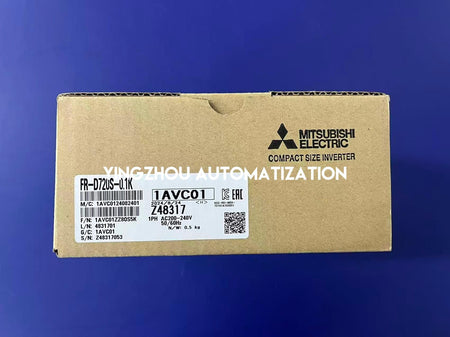Mitsubishi FR-D720S-0.1K VFD Inverter | Single Phase 220V | 0.1kW 0.125HP | Ultra-Compact Micro Drive | Brand New Original-vezhoo