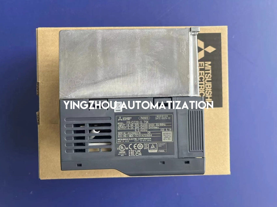 Mitsubishi FR-D720-0.75K VFD | 0.75kW (1HP) 3-Phase 200V Inverter | FR-D700 Series Compact Drive | Brand New Original Genuine-vezhoo