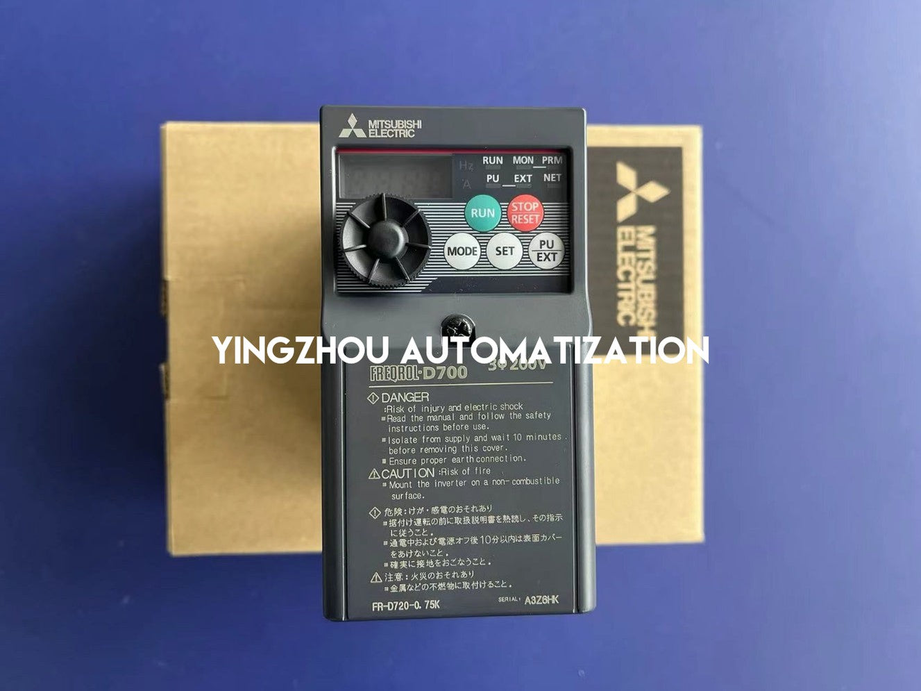 Mitsubishi FR-D720-0.75K VFD | 0.75kW (1HP) 3-Phase 200V Inverter | FR-D700 Series Compact Drive | Brand New Original Genuine-vezhoo
