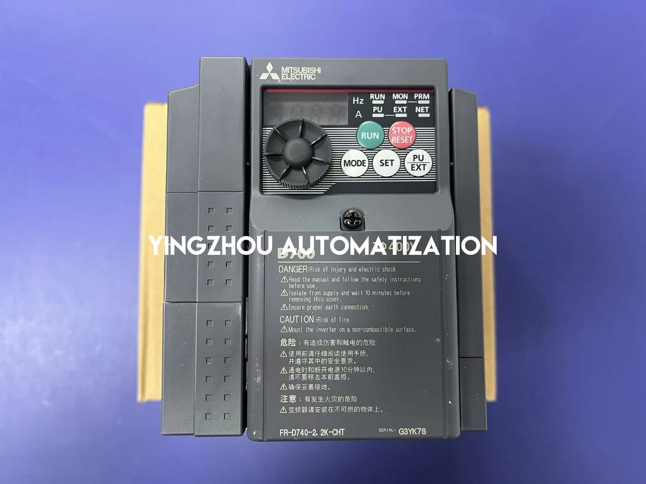 Mitsubishi FR-D740-2.2K-CHT VFD | 2.2kW (3HP) 3-Phase 400V Inverter | FR-D700 Series Compact Drive | Brand New Original-vezhoo
