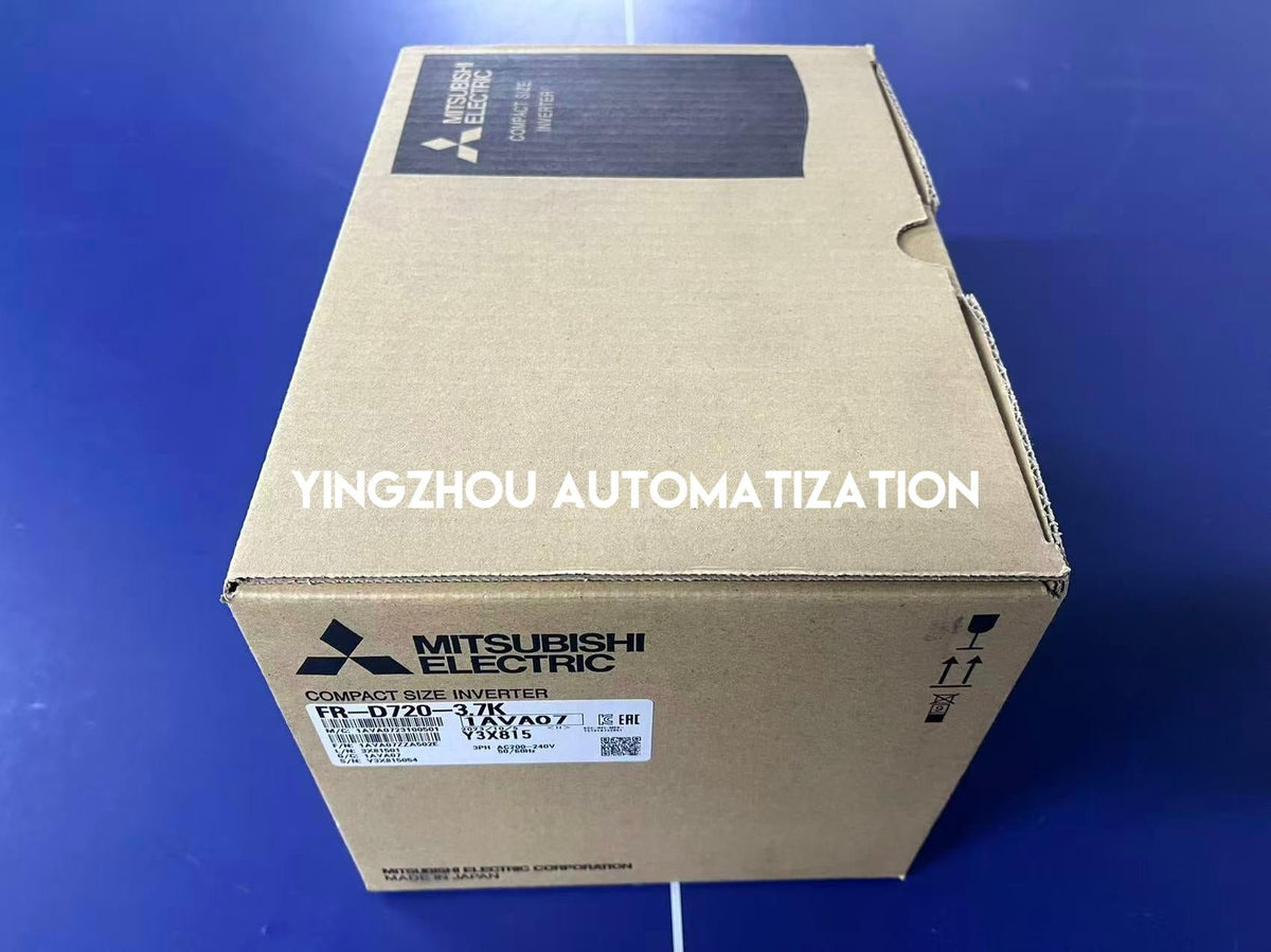 Mitsubishi FR-D720-3.7K VFD Inverter | 3-Phase 220V | 3.7kW 5HP | High Torque Compact Drive | Brand New Original Genuine-vezhoo