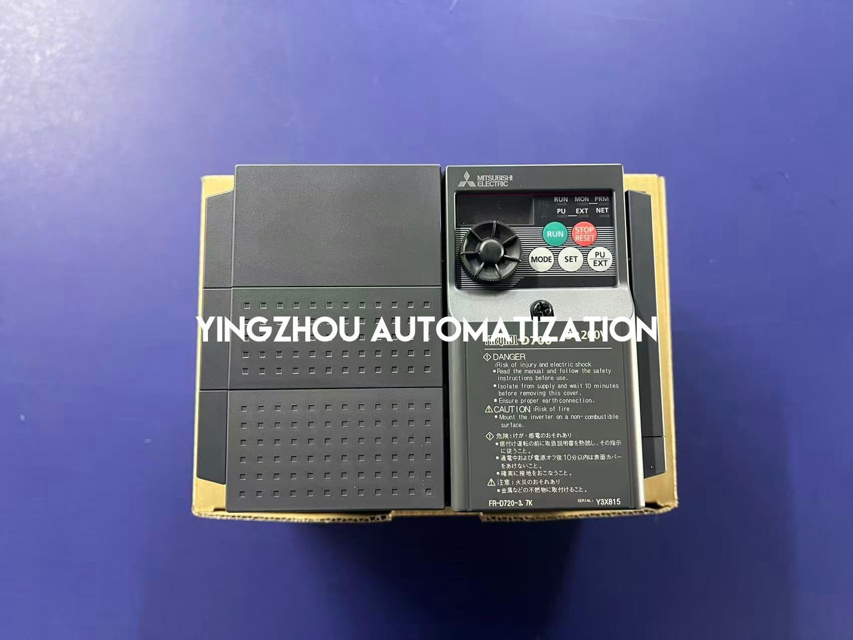 Mitsubishi FR-D720-3.7K VFD Inverter | 3-Phase 220V | 3.7kW 5HP | High Torque Compact Drive | Brand New Original Genuine-vezhoo