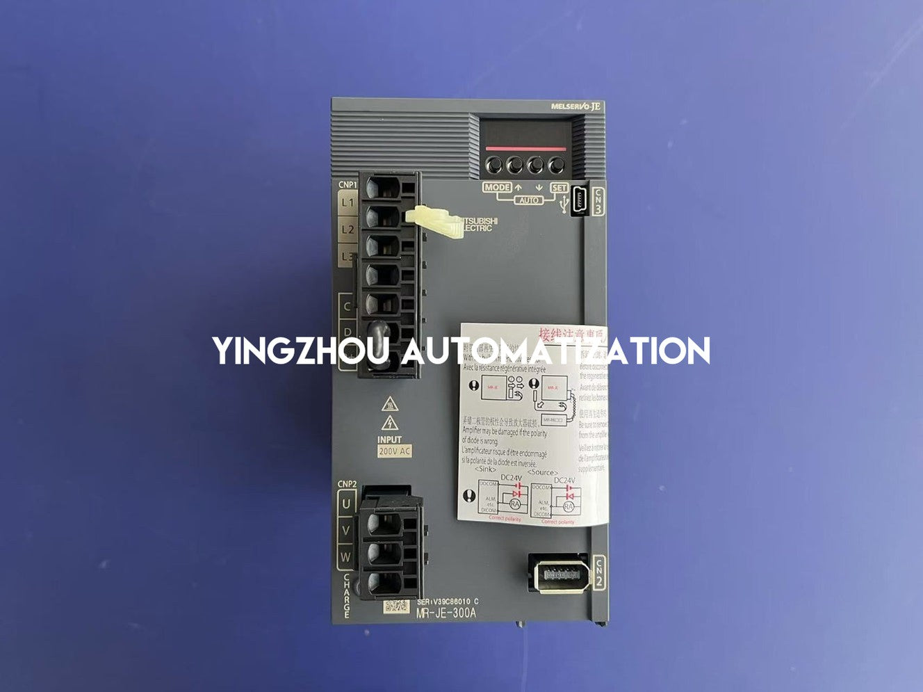 Mitsubishi MR-JE-300A Servo Drive | 3.0kW High-Performance Amplifier | 3-Phase 200V-240V AC | Pulse/Analog Interface | Brand New Original-vezhoo