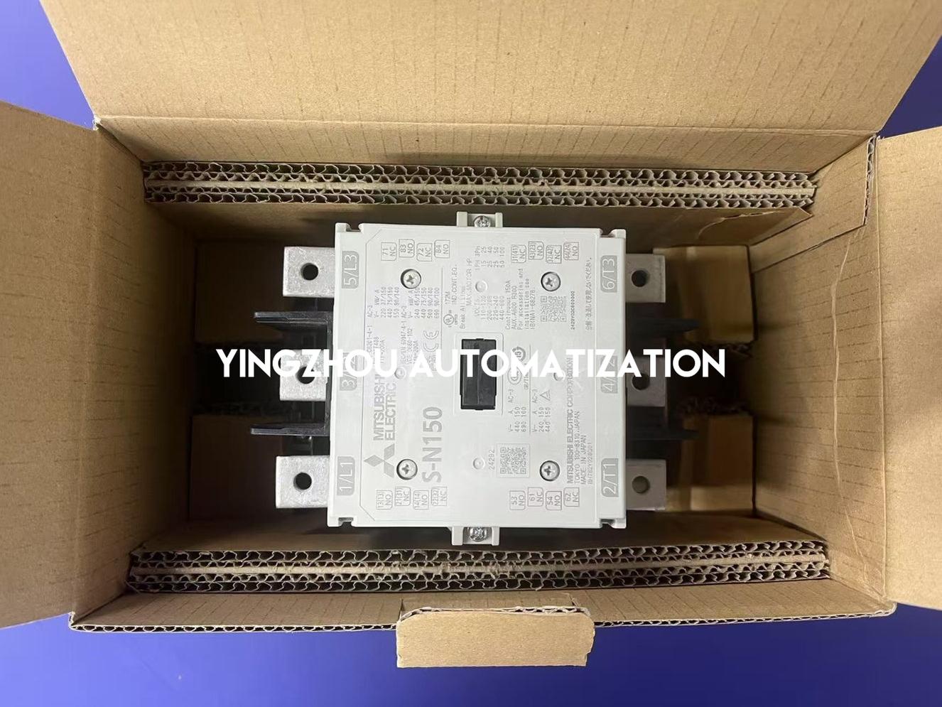 Mitsubishi S-N150 AC Magnetic Contactor | 150A Rated Current | AC200V Coil | 3-Pole Motor Starter | Brand New Original Genuine-vezhoo