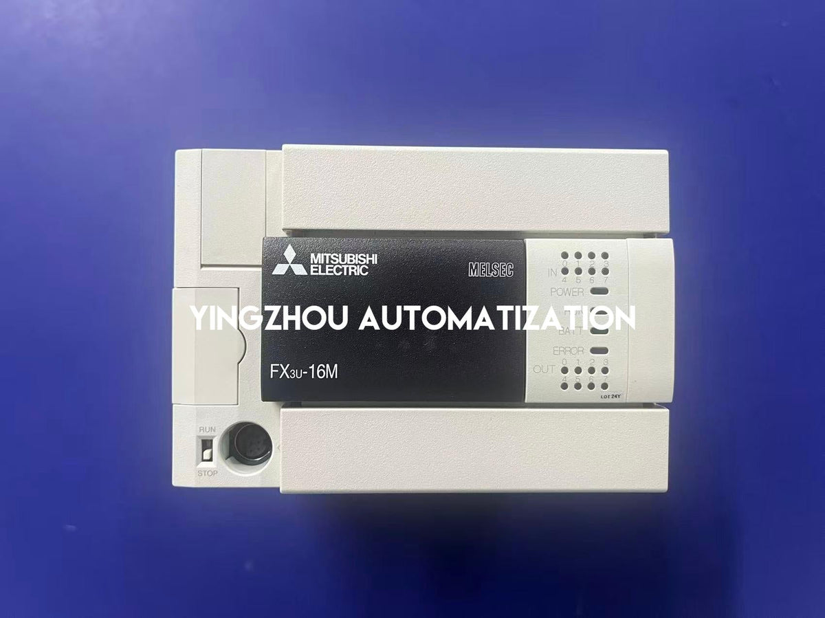 Mitsubishi FX3U-16MT/ES-A PLC Base Unit | 16 I/O (8 DI, 8 DO Transistor) | 100-240VAC Power | Brand New Original Genuine-vezhoo
