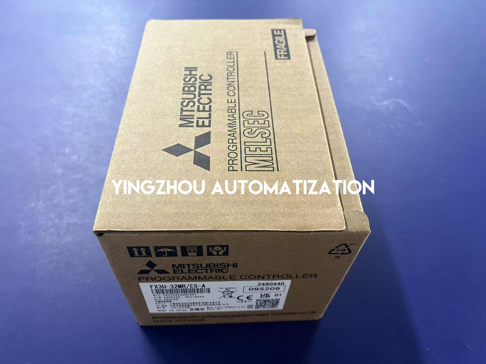Mitsubishi FX3U-32MR/ES-A PLC Base Unit | 32 I/O (16 DI, 16 DO Relay) | 100-240VAC Power | Brand New Original Genuine-vezhoo