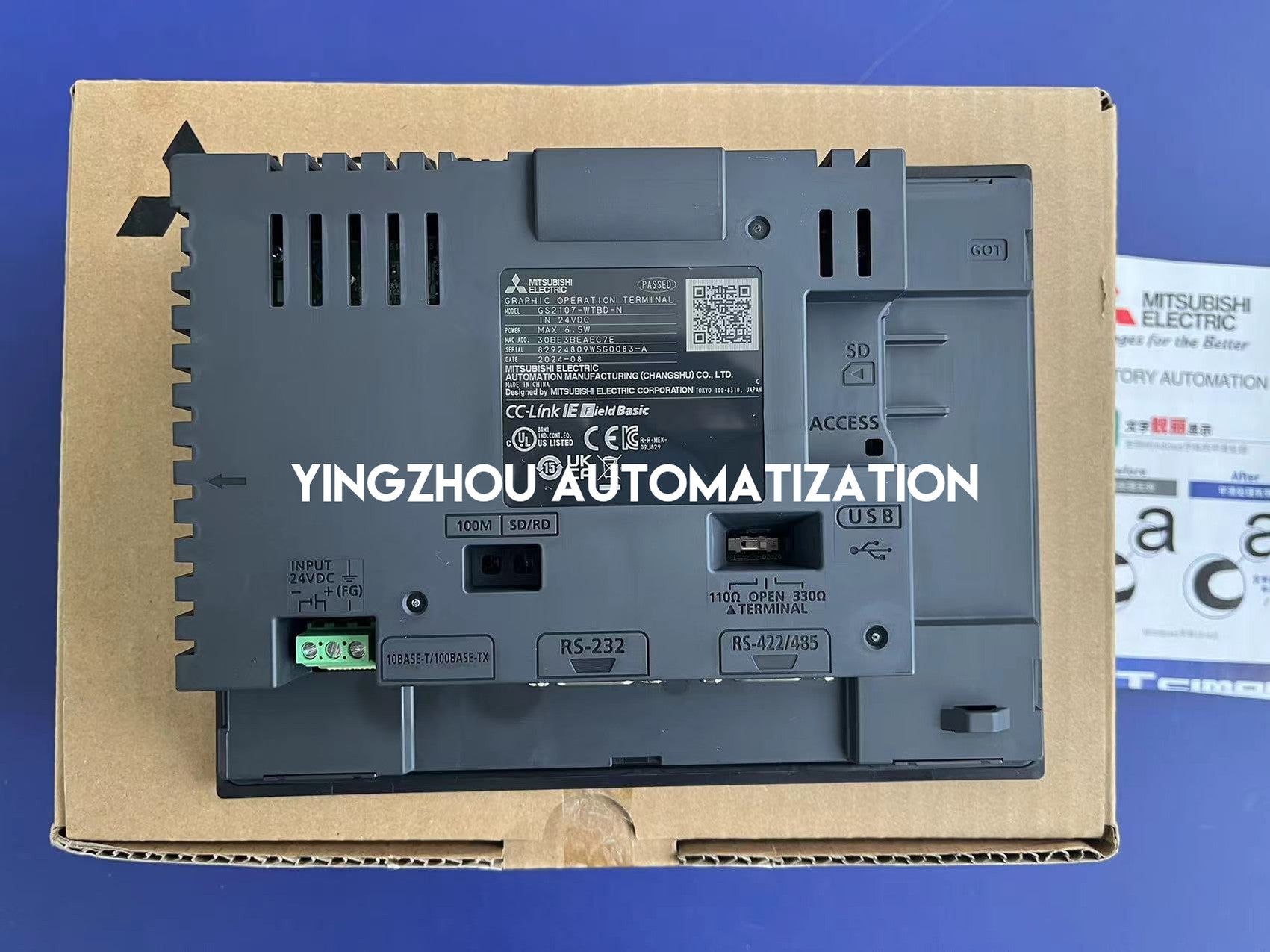 Mitsubishi Electric GS2107-WTBD-N HMI Touch Screen 7" | GOT2000 Series | 800x480 WVGA | DC24V | Brand New Original Genuine-vezhoo