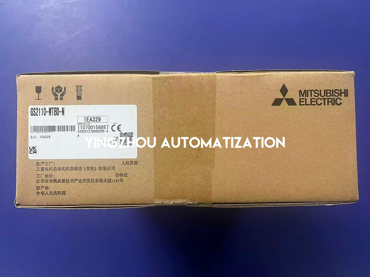 Mitsubishi GOT2000 Series HMI | 10.1" WVGA TFT Color | Ethernet & Serial | GS2110-WTBD-N | Brand New Original Genuine-vezhoo