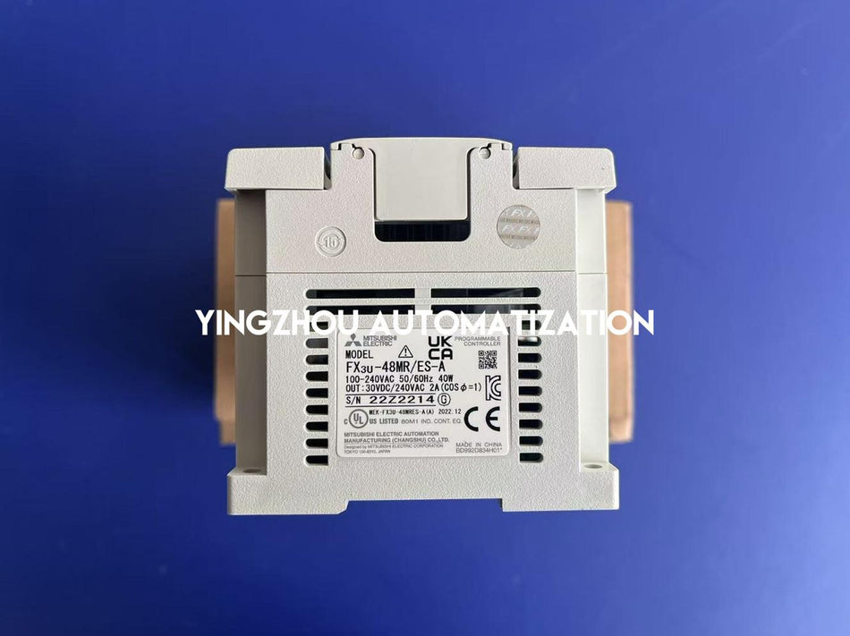 Mitsubishi FX3U-48MR/ES-A PLC Base Unit | 48 I/O (24 DI, 24 DO Relay) | 100-240VAC Power | Brand New Original Genuine-vezhoo