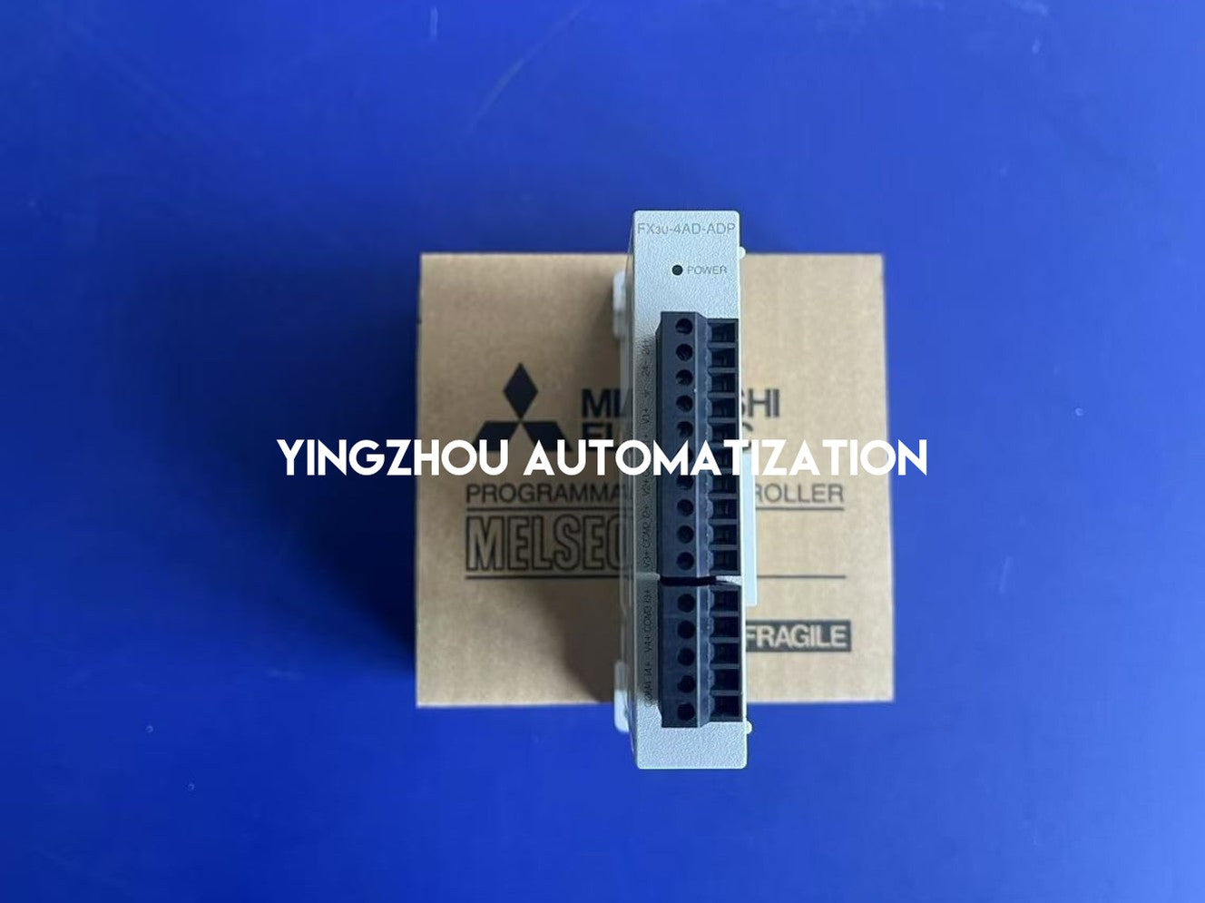 Mitsubishi FX3U-4AD-ADP PLC Adapter | 4-Channel Analog Input | 0-10V 4-20mA Expansion | Brand New Original Genuine-vezhoo