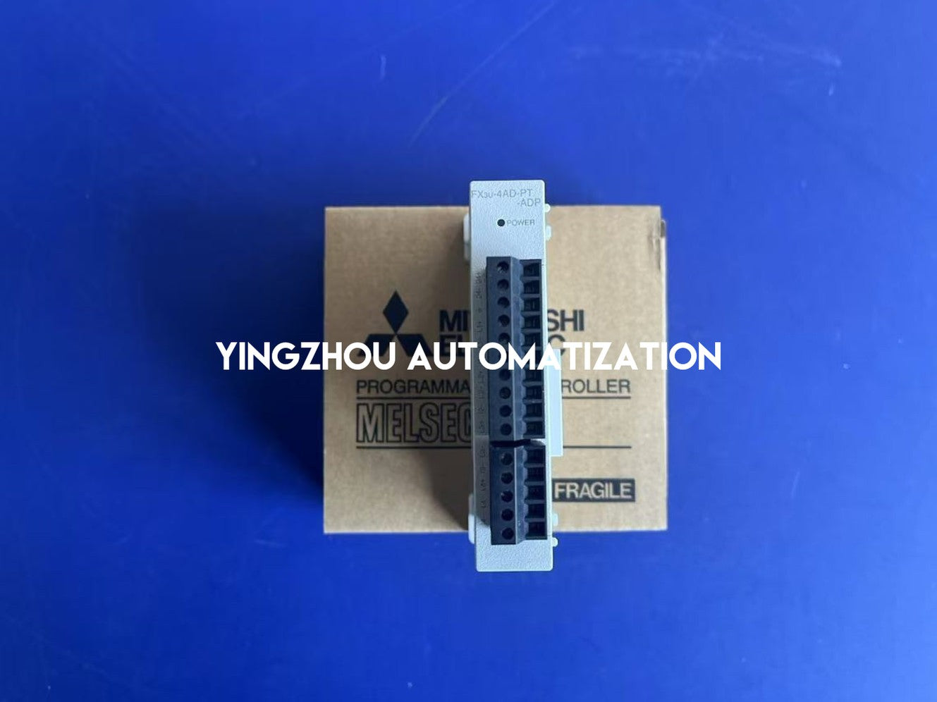 Mitsubishi FX3U-4AD-PT-ADP PLC Adapter | 4-Channel PT100 Temperature Input | Analog Expansion Module | Brand New Original Genuine-vezhoo