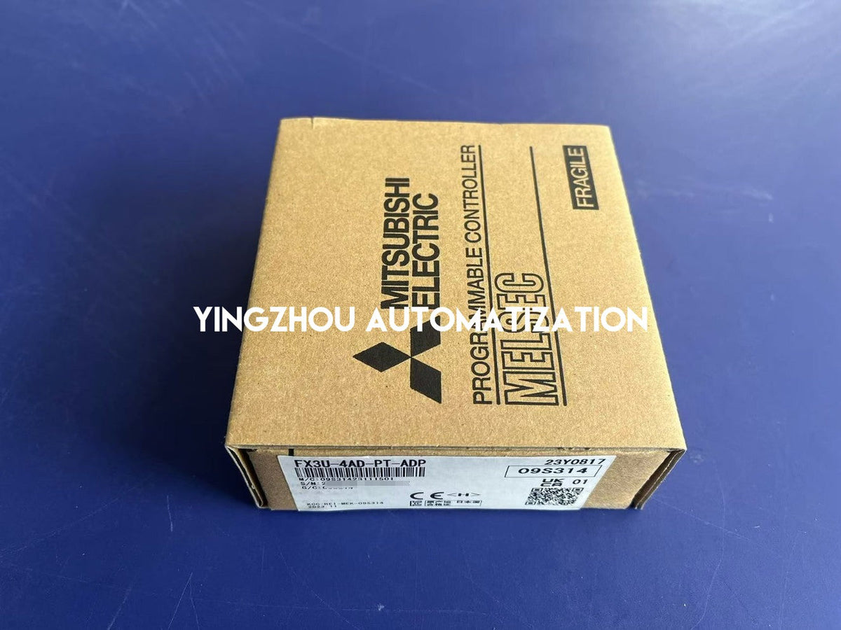 Mitsubishi FX3U-4AD-PT-ADP PLC Adapter | 4-Channel PT100 Temperature Input | Analog Expansion Module | Brand New Original Genuine-vezhoo