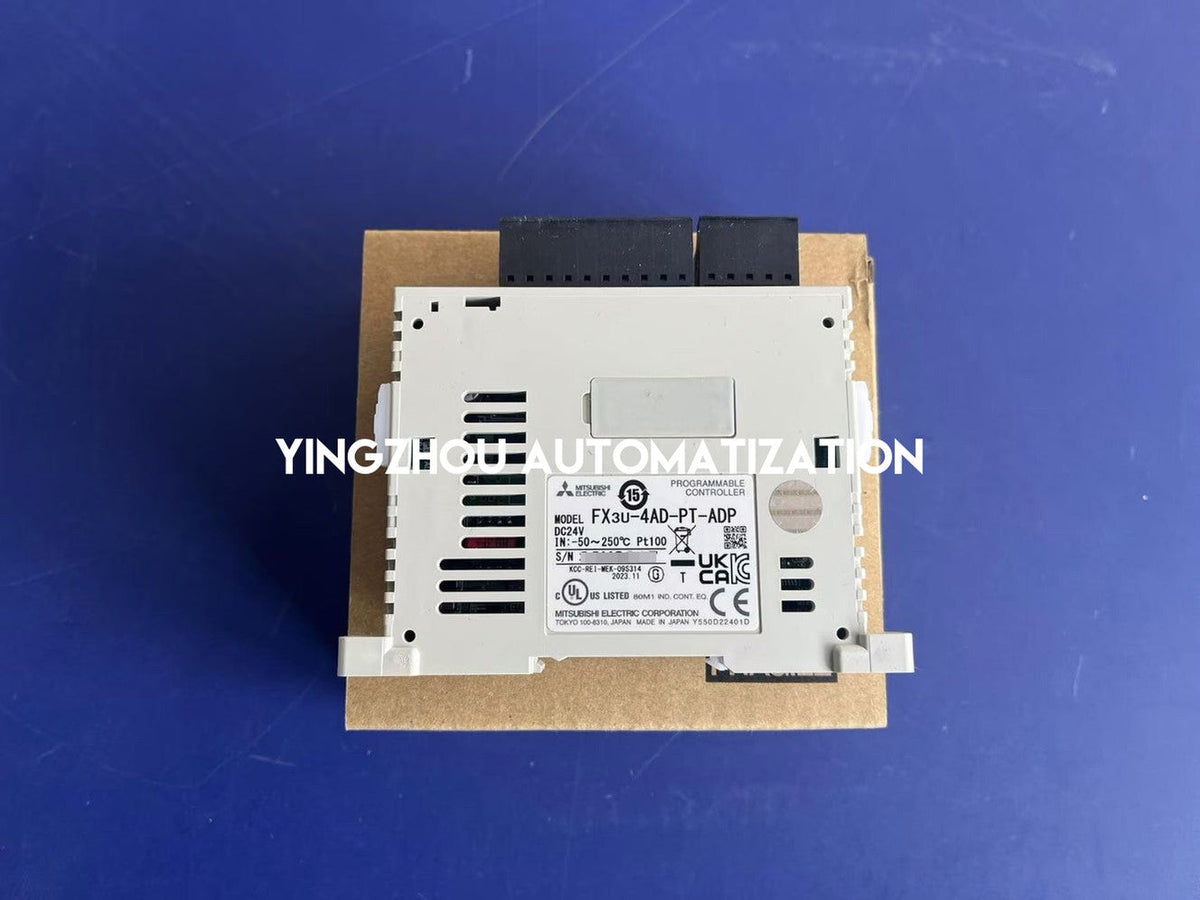 Mitsubishi FX3U-4AD-PT-ADP PLC Adapter | 4-Channel PT100 Temperature Input | Analog Expansion Module | Brand New Original Genuine-vezhoo