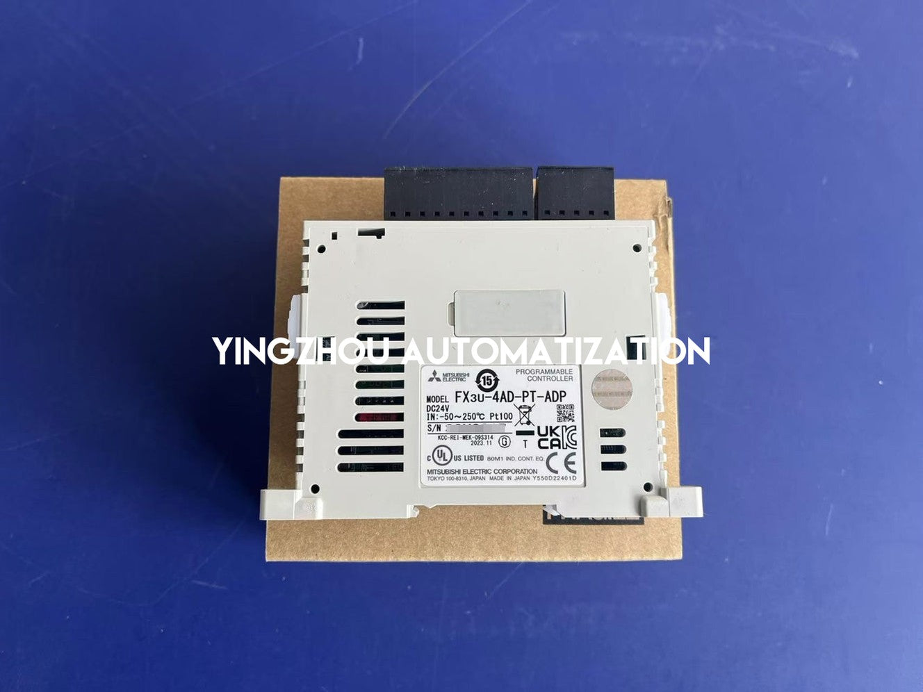 Mitsubishi FX3U-4AD-PT-ADP PLC Adapter | 4-Channel PT100 Temperature Input | Analog Expansion Module | Brand New Original Genuine-vezhoo