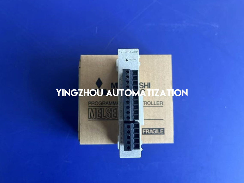 Mitsubishi Electric FX3U-4DA-ADP Analog Output Adapter | 4-Channel Voltage/Current | FX3U Series Expansion | Brand New Original Genuine-vezhoo