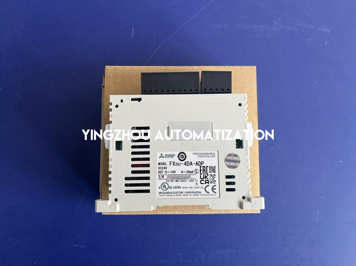 Mitsubishi Electric FX3U-4DA-ADP Analog Output Adapter | 4-Channel Voltage/Current | FX3U Series Expansion | Brand New Original Genuine-vezhoo
