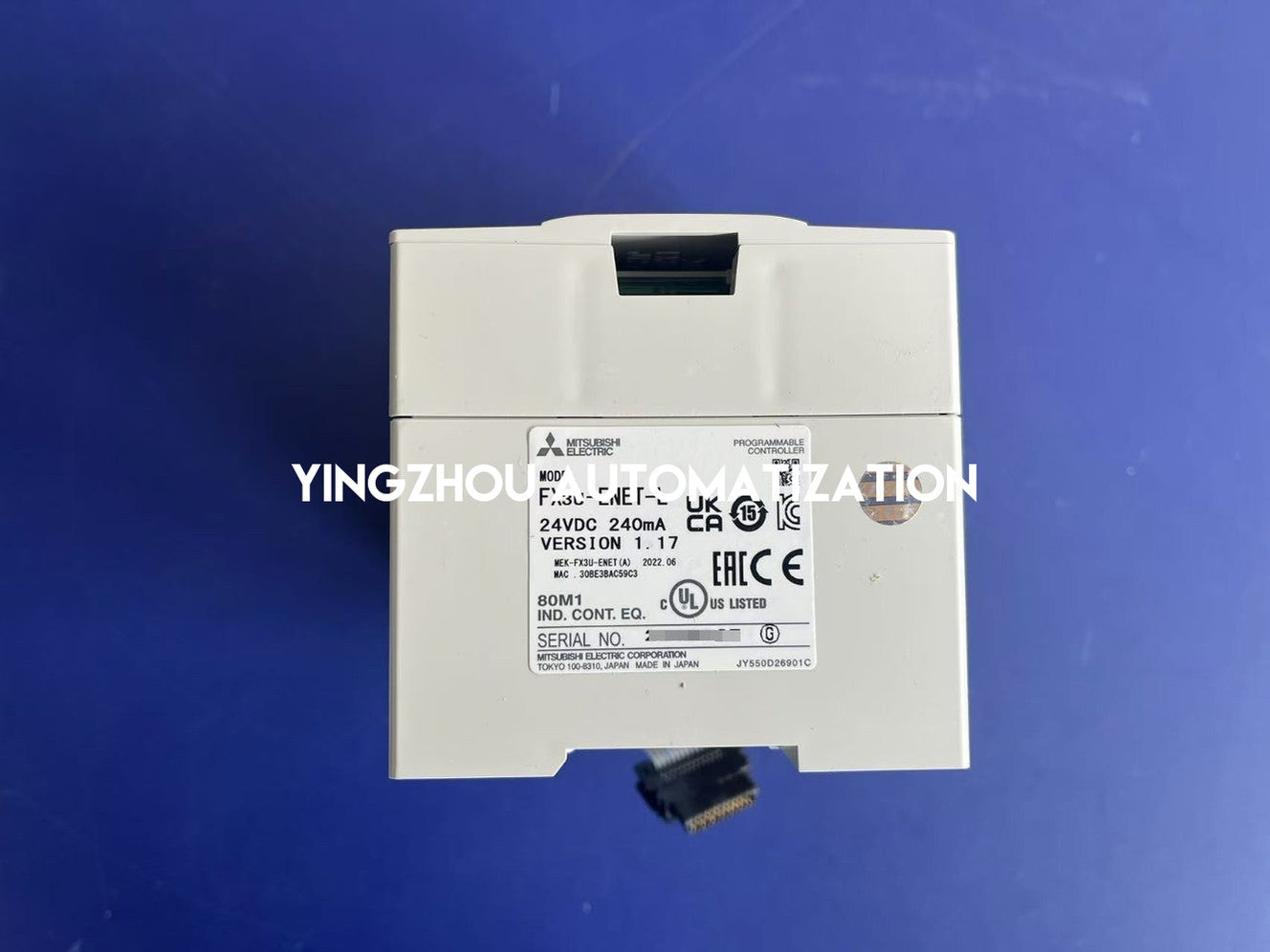 Mitsubishi FX3U-ENET-L Ethernet Communication Module | For MELSEC FX3U Series PLC | MC Protocol Support | Brand New Original Genuine-vezhoo