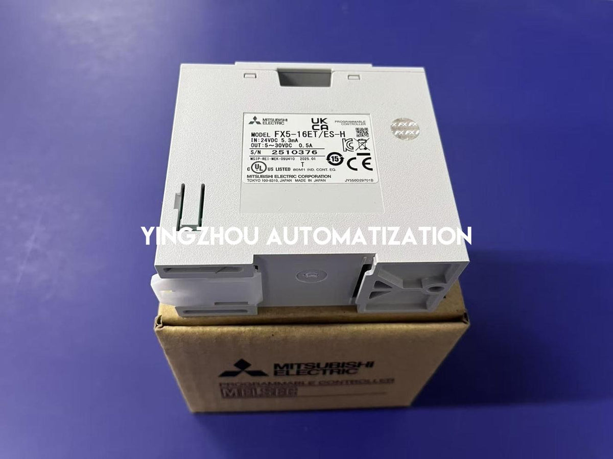 Mitsubishi FX5-16ET/ES-H iQ-F Series PLC Extension | 16 I/O (8DI, 8DO Transistor) | High-Speed Pulse I/O Module | Brand New Original-vezhoo
