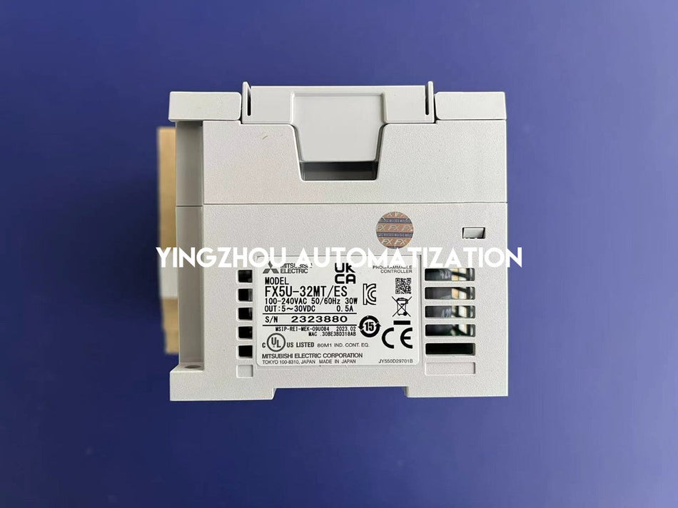 Mitsubishi FX5U-32MT/ES PLC | iQ-F Series Compact Controller | 16 DI / 16 DO Transistor Sink | Built-in Ethernet & Analog | Brand New Original-vezhoo