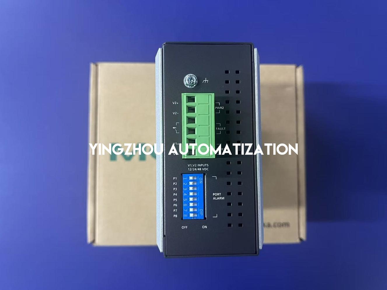 Moxa EDS-308 Industrial Unmanaged Ethernet Switch - 8 Ports, 10/100BaseT(X)-vezhoo