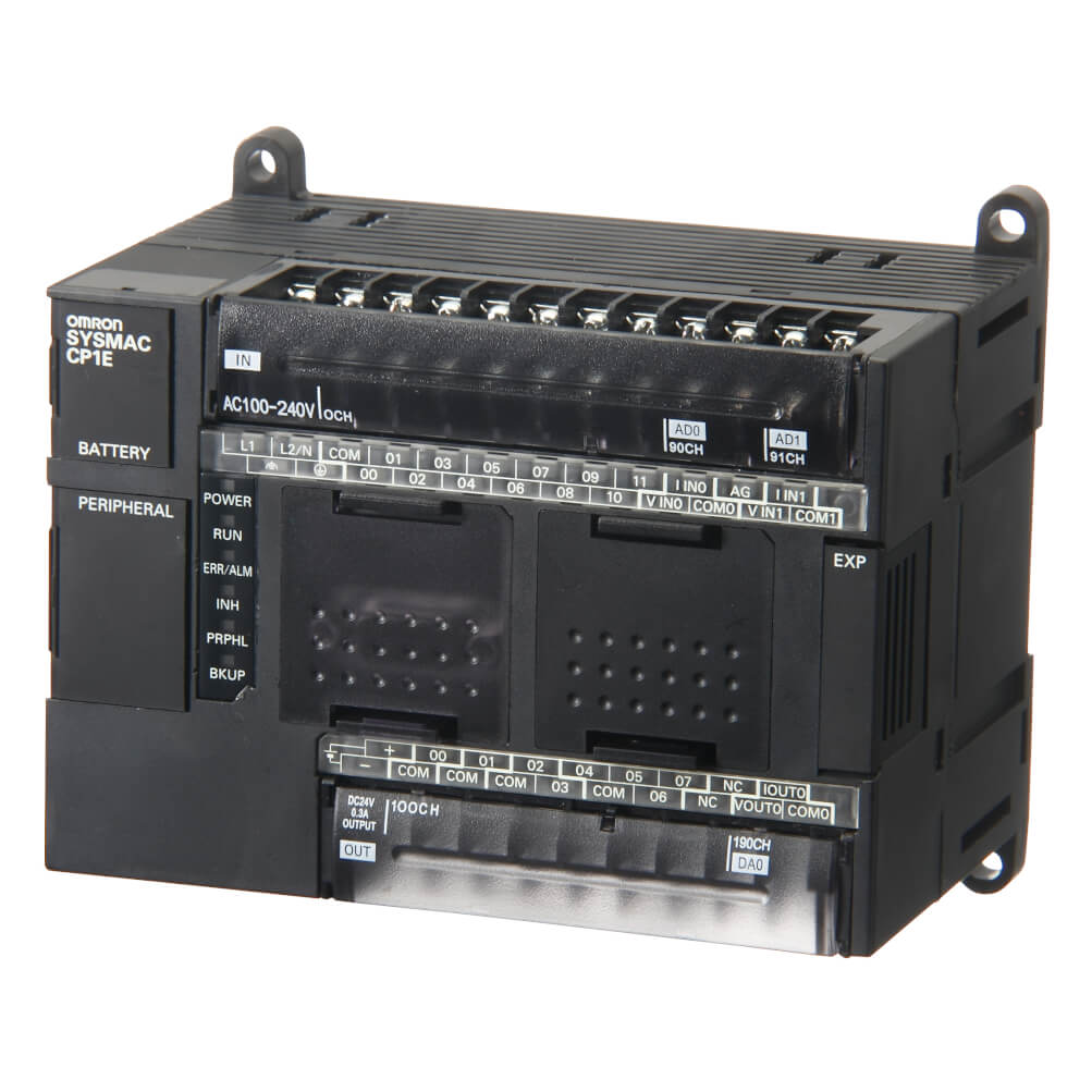 Omron CP1E-N20DT-D Basic PLC | 20 I/O, 24V DC, NPN Transistor Output, Built-in RS-232C-vezhoo