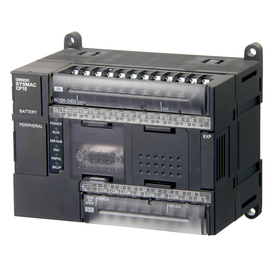 Omron CP1E-N30DR-D Application PLC | 30 I/O, 24V DC Power, Relay Output, Built-in RS-232C-vezhoo