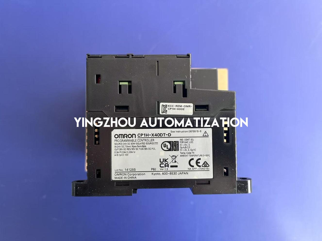 Omron CP1H-X40DT-D Sysmac PLC | 40 I/O, 24V DC, Transistor Output (Sinking), High-Speed Positioning-vezhoo