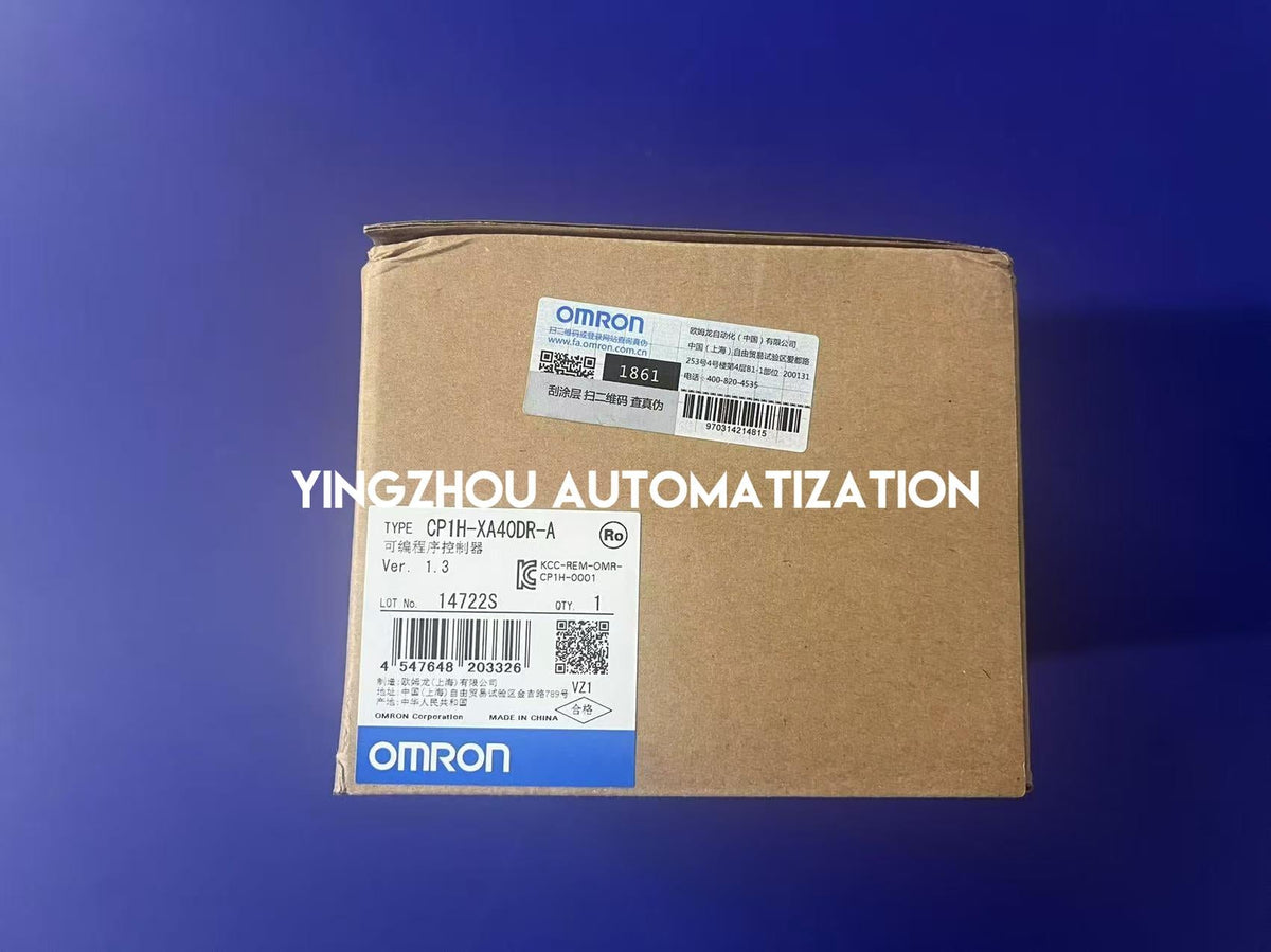 Omron CP1H-XA40DR-A Sysmac PLC | 40 I/O, 100-240V AC, Built-in Analog I/O, Relay Output-vezhoo