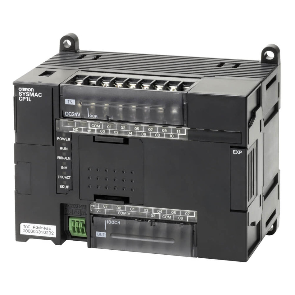 Omron CP1L-EL20DT1-D Sysmac PLC | 20 I/O, Built-in Ethernet, 24V DC, PNP Transistor-vezhoo
