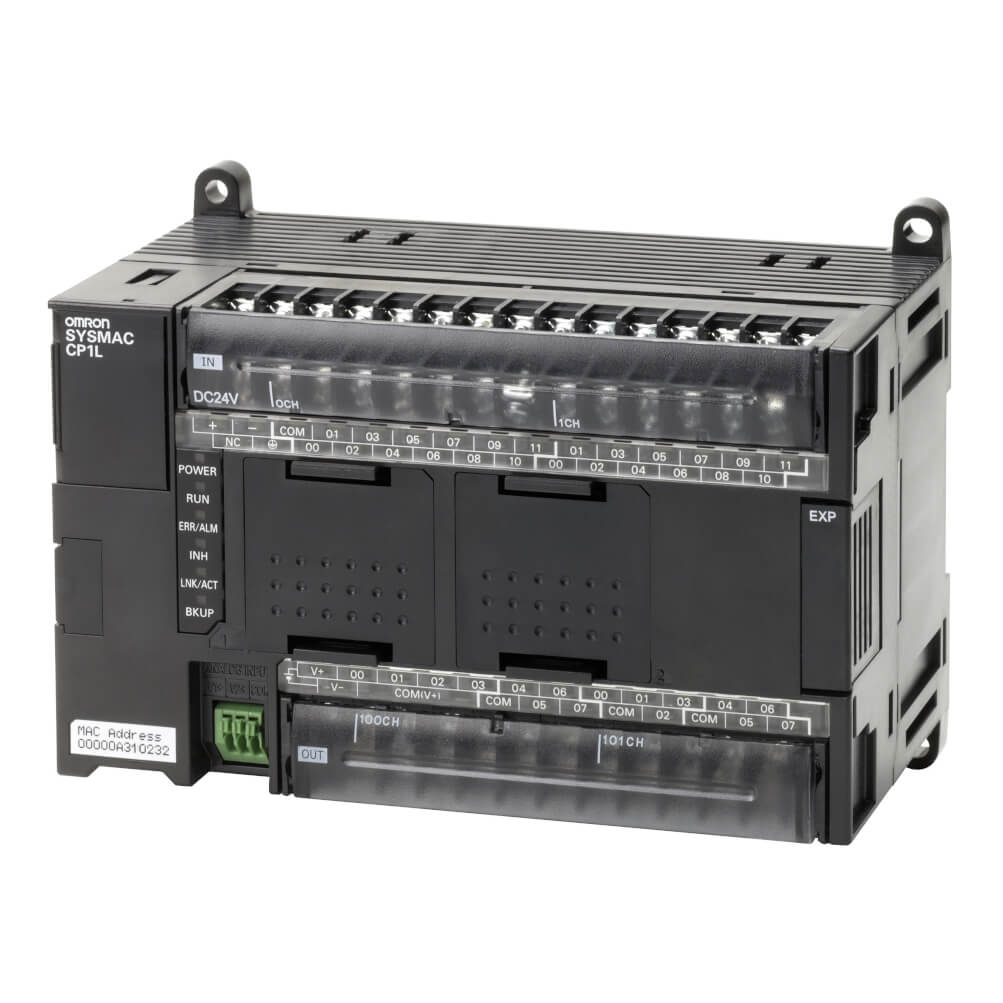 Omron CP1L-EM40DT-D Sysmac PLC | Built-in Ethernet, 40 I/O Points, 24V DC, Transistor Output (Sinking)-vezhoo