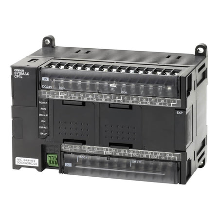 Omron CP1L-EM40DT-D Sysmac PLC | Built-in Ethernet, 40 I/O Points, 24V DC, Transistor Output (Sinking)-vezhoo