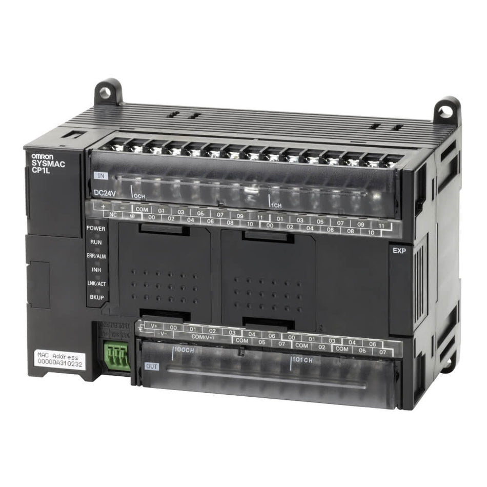 Omron CP1L-EM40DT-D Sysmac PLC | Built-in Ethernet, 40 I/O Points, 24V DC, Transistor Output (Sinking)-vezhoo