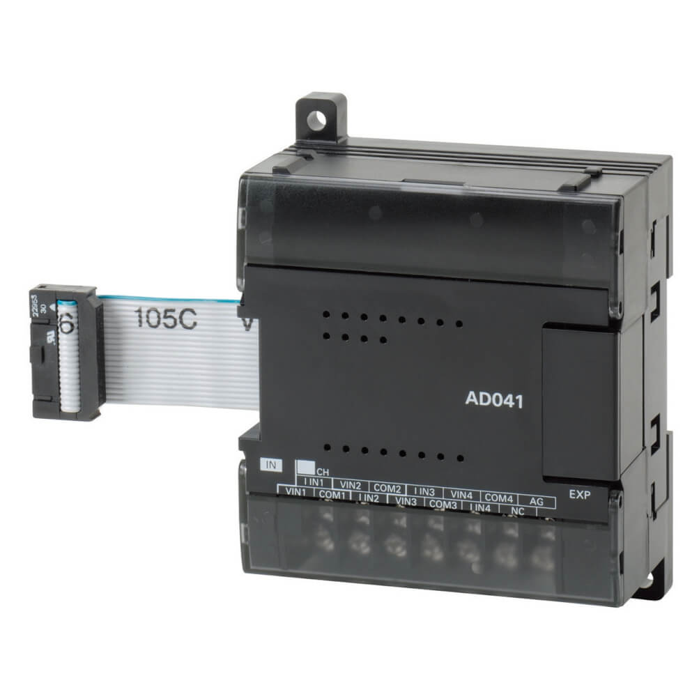 Omron CP1W-AD041 Analog Input Unit | 4-Channel, 1/6,000 Resolution, for CP1H / CP1L / CP1E-vezhoo