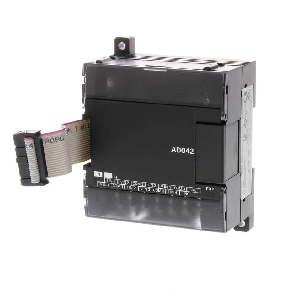 Omron CP1W-AD042 Analog Input Unit | 4-Channel, 1/12,000 Resolution, for CP1H / CP1L / CP1E Series-vezhoo