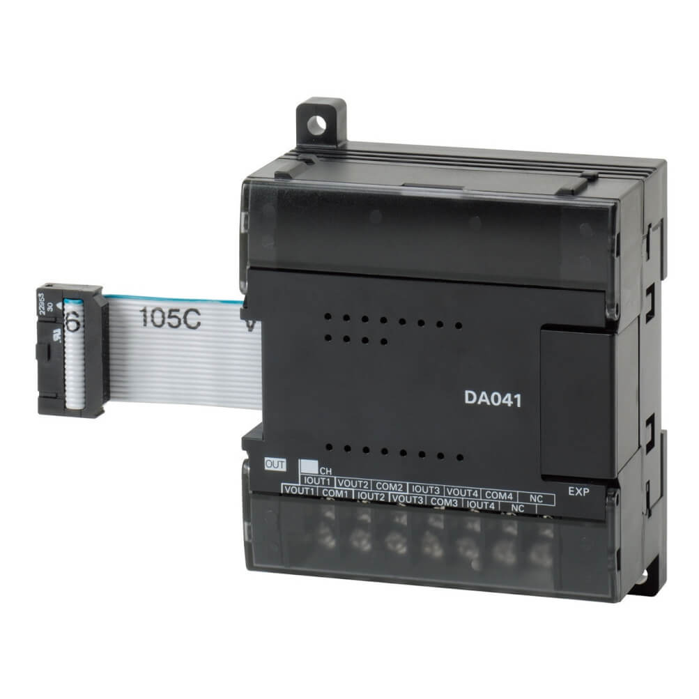 Omron CP1W-DA041 Analog Output Unit | 4-Channel, 1/6,000 Resolution, for CP1H / CP1L / CP1E-vezhoo