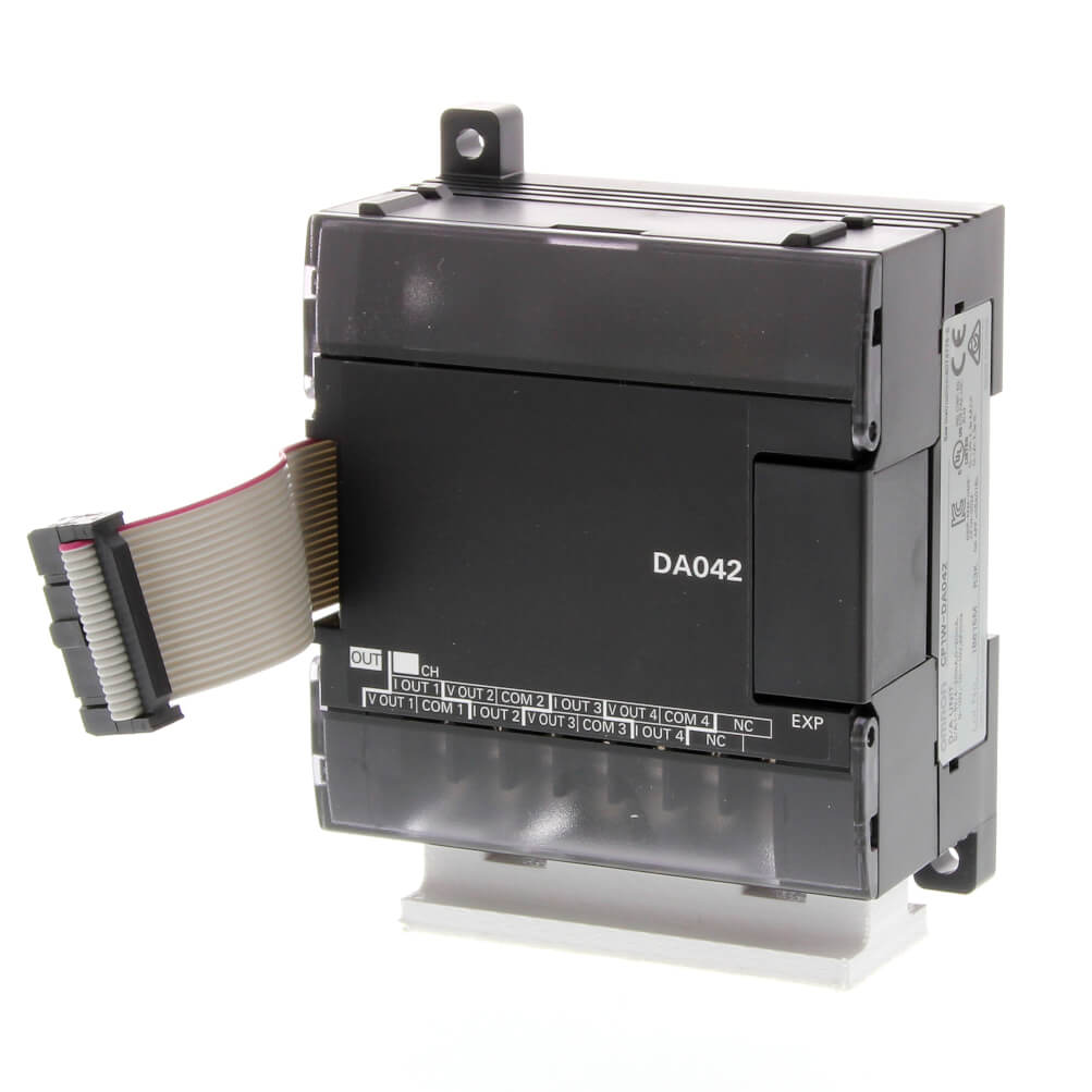 Omron CP1W-DA042 Analog Output Unit | 4-Channel, 1/12,000 Resolution, for CP1H / CP1L / CP1E-vezhoo