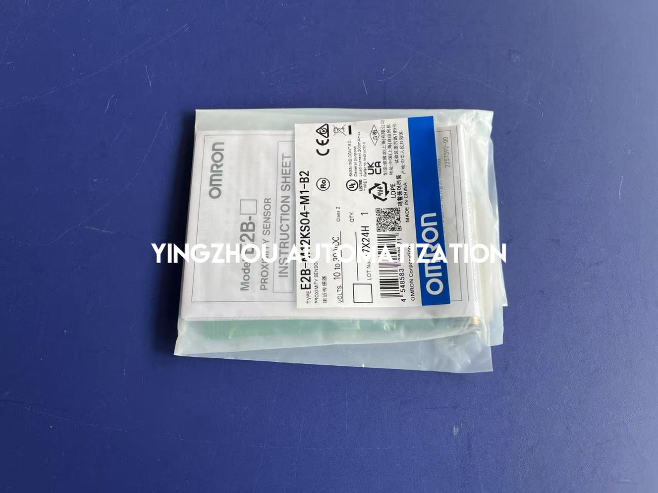 Omron E2B-M12KS04-M1-B2 Proximity Sensor | M12 Brass, 4mm Shielded, PNP NC, M12 Connector-vezhoo