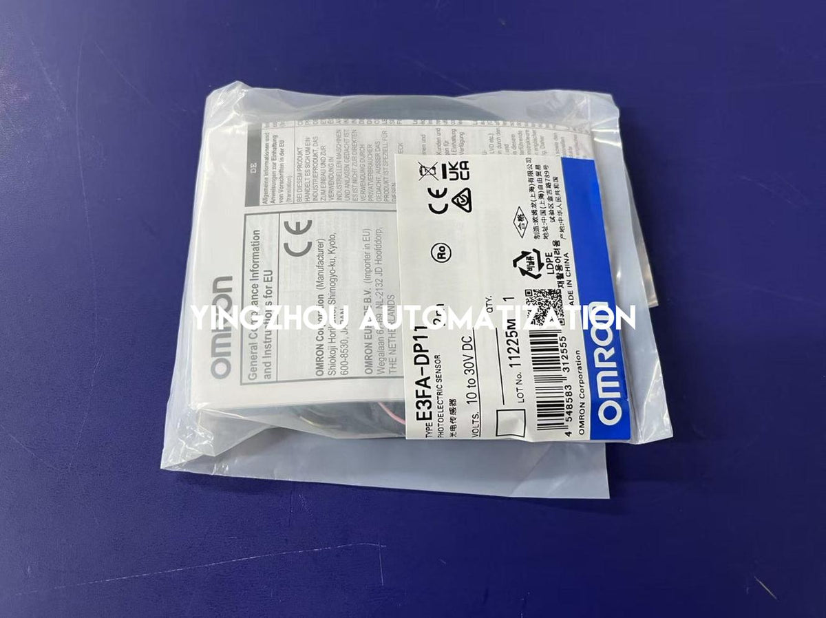 Omron E3FA-DP11 Diffuse-Reflective Photoelectric Sensor | M18 Plastic, 100mm, PNP, 2m Cable-vezhoo