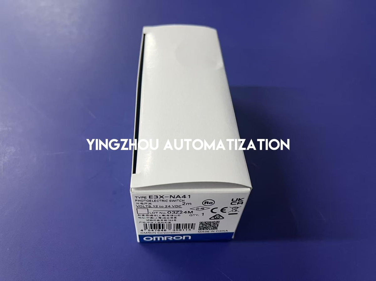 Omron E3X-NA41 High-Performance Fiber Optic Amplifier | PNP Output, Manual Tuning, M8 Connector-vezhoo