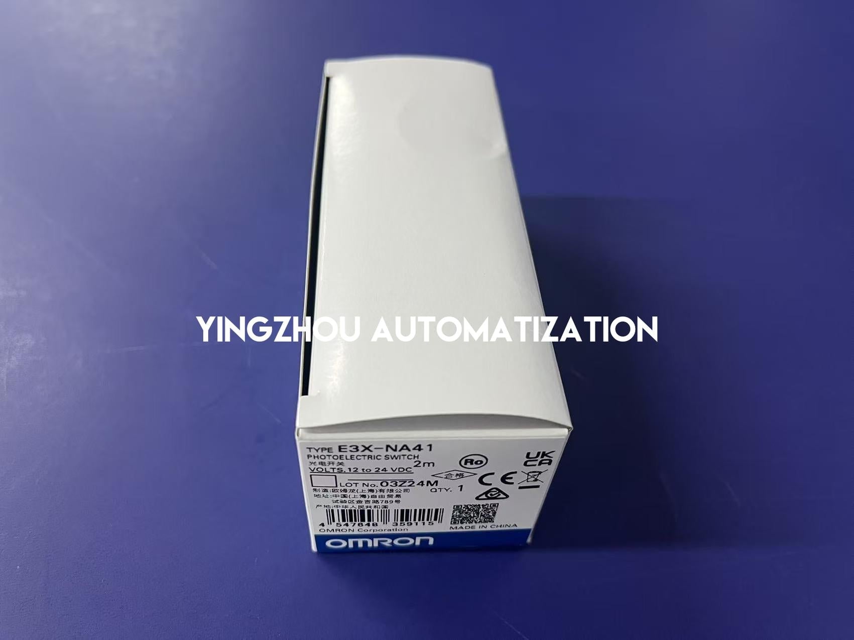 Omron E3X-NA41 High-Performance Fiber Optic Amplifier | PNP Output, Manual Tuning, M8 Connector-vezhoo