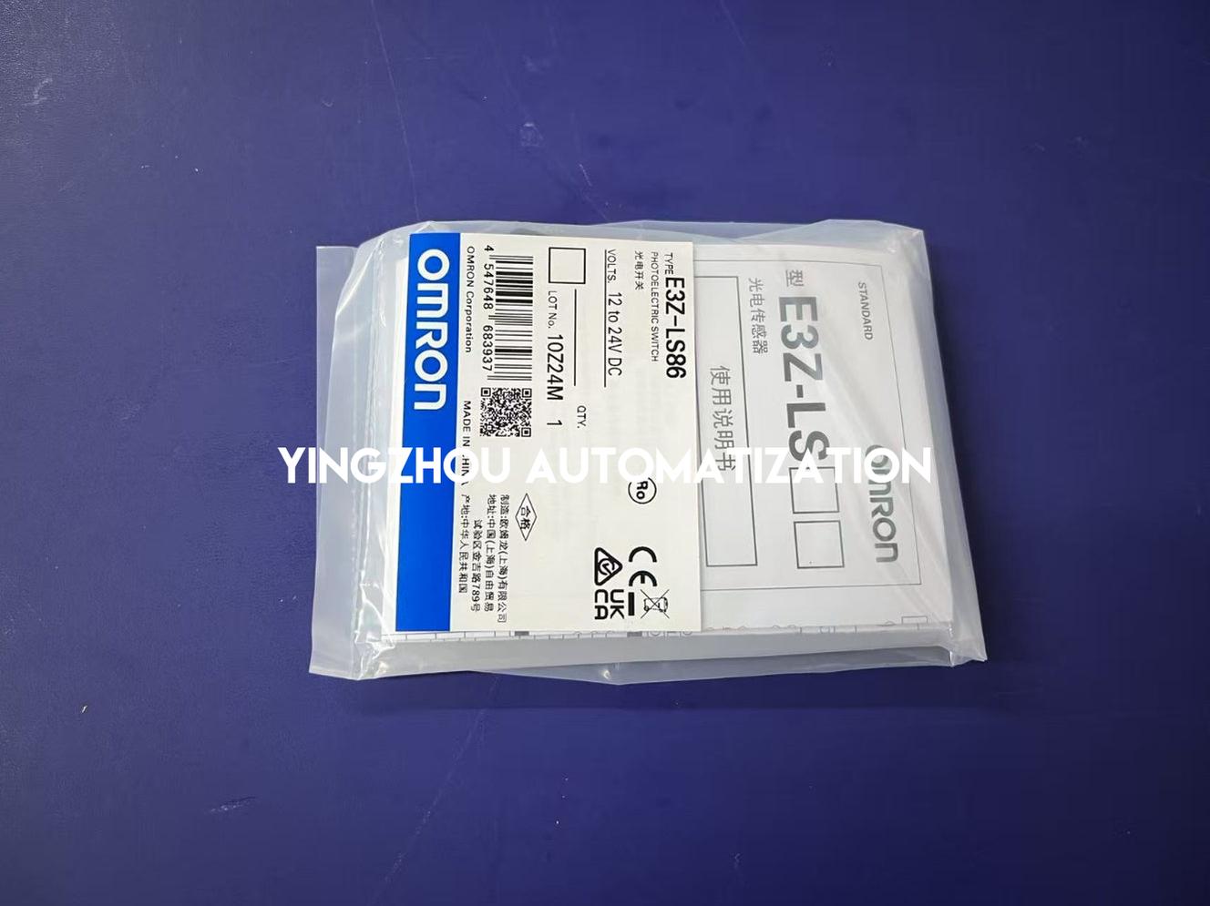 Omron E3Z-LS86 Distance-Settable Photoelectric Sensor | M8 Connector, PNP, 20-200mm Sensing-vezhoo