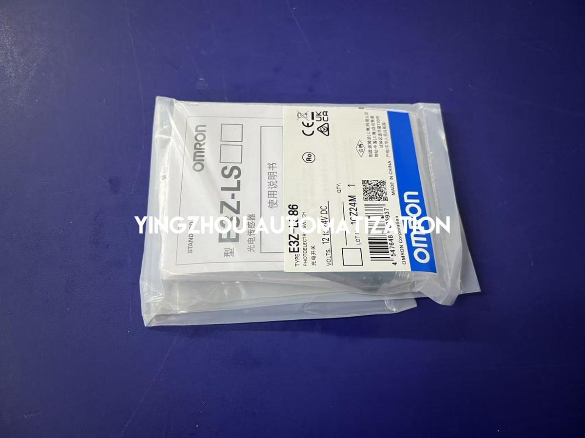 Omron E3Z-LS86 Distance-Settable Photoelectric Sensor | M8 Connector, PNP, 20-200mm Sensing-vezhoo