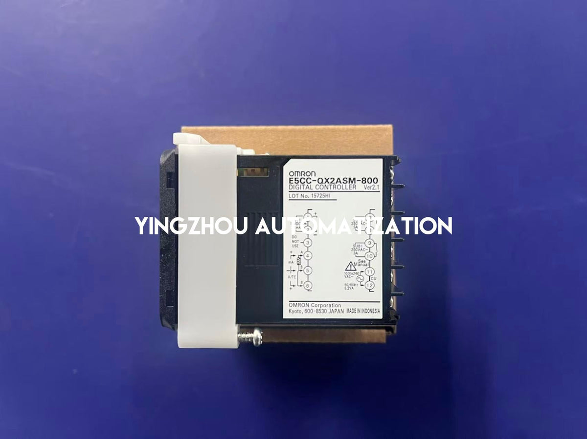 Omron E5CC-QX2ASM-800 Digital Temperature Controller | 48x48mm, Voltage Output (SSR Drive), 2 Alarms, 100-240V AC-vezhoo