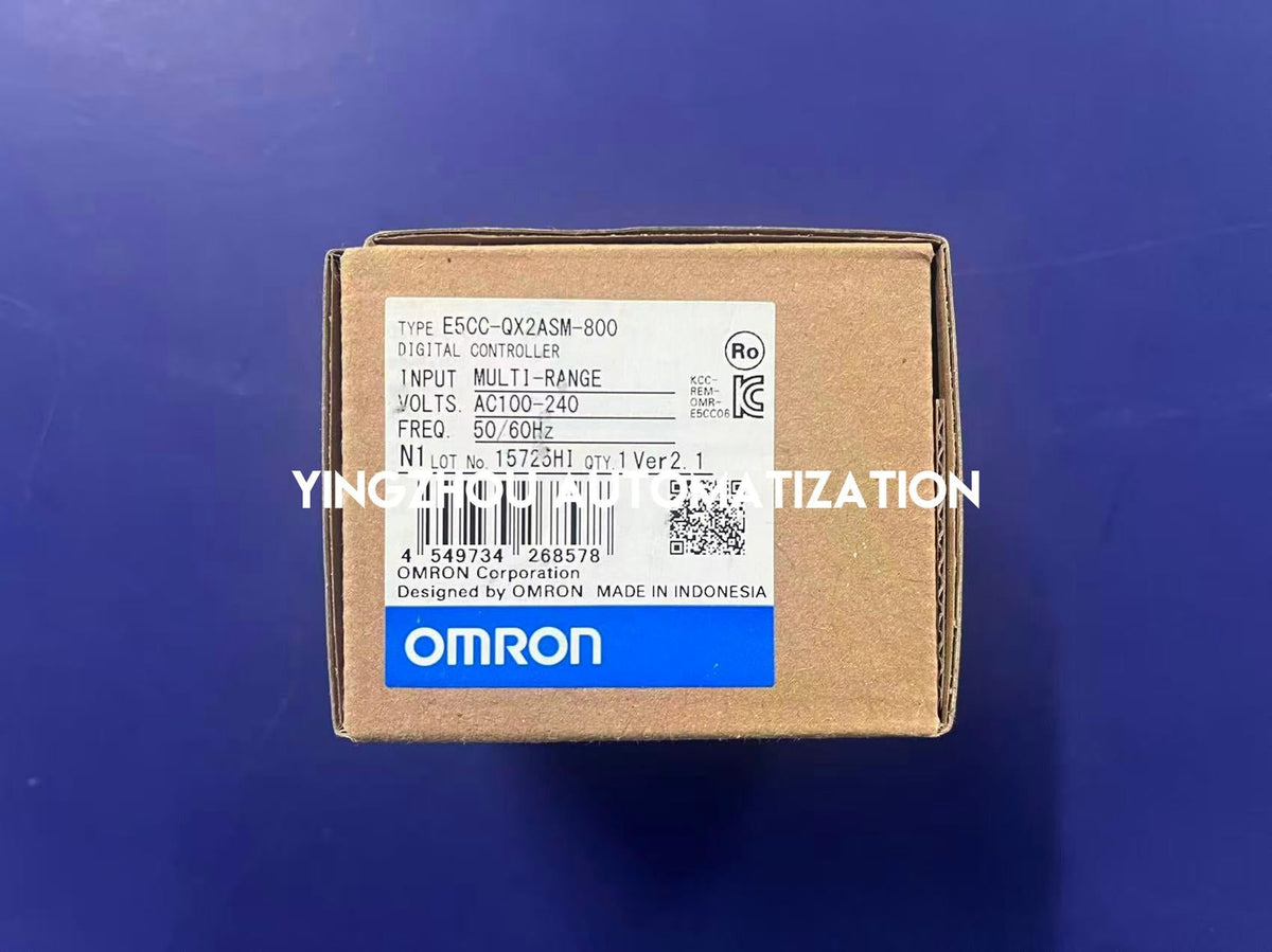 Omron E5CC-QX2ASM-800 Digital Temperature Controller | 48x48mm, Voltage Output (SSR Drive), 2 Alarms, 100-240V AC-vezhoo