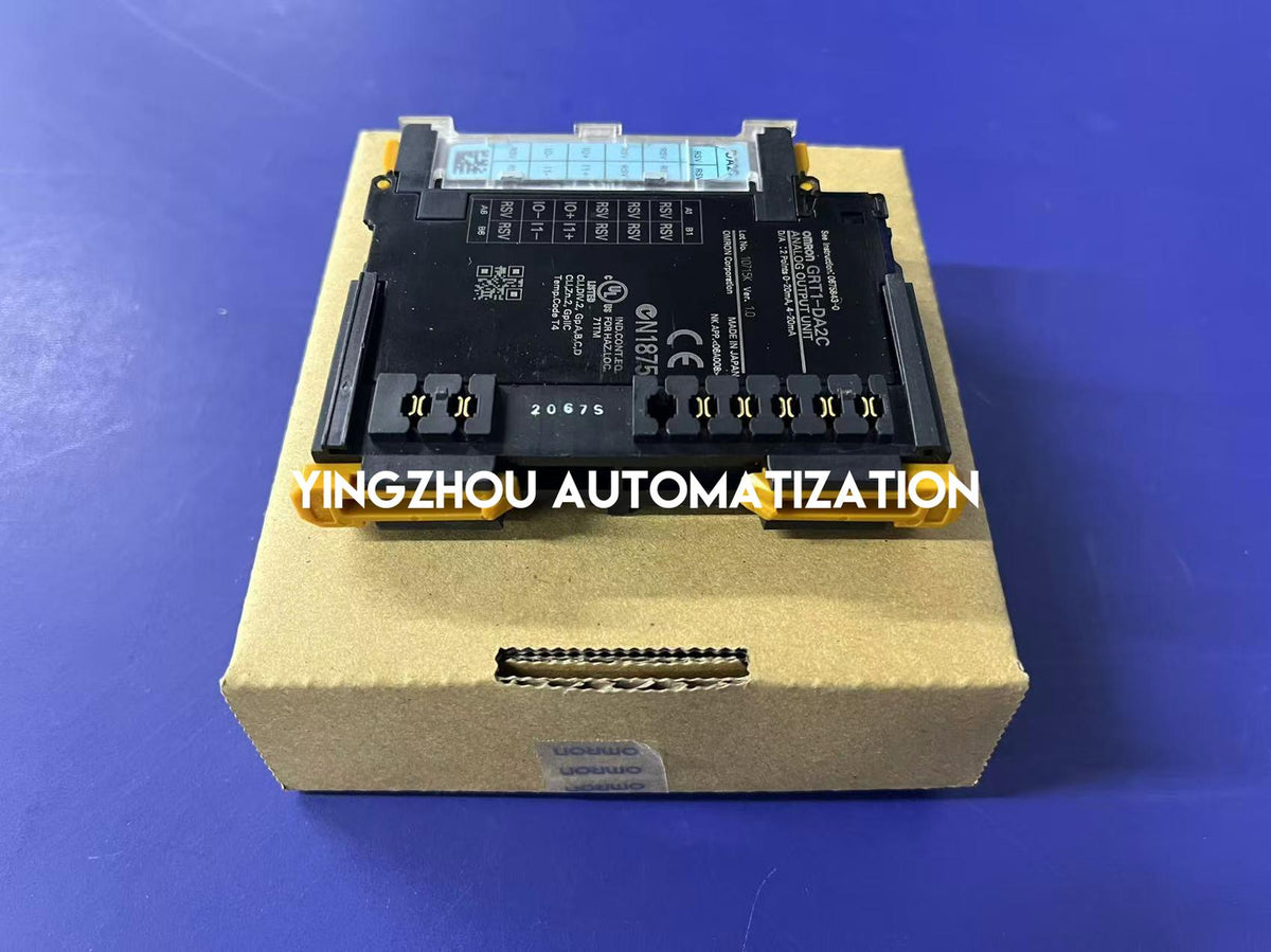 Omron GRT1-DA2C SmartSlice Analog Output Unit | 2-Point, 0-10V / 4-20mA, for SmartSlice I/O System-vezhoo