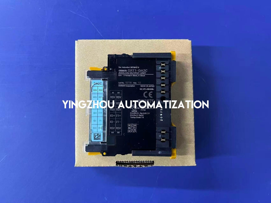 Omron GRT1-DA2C SmartSlice Analog Output Unit | 2-Point, 0-10V / 4-20mA, for SmartSlice I/O System-vezhoo