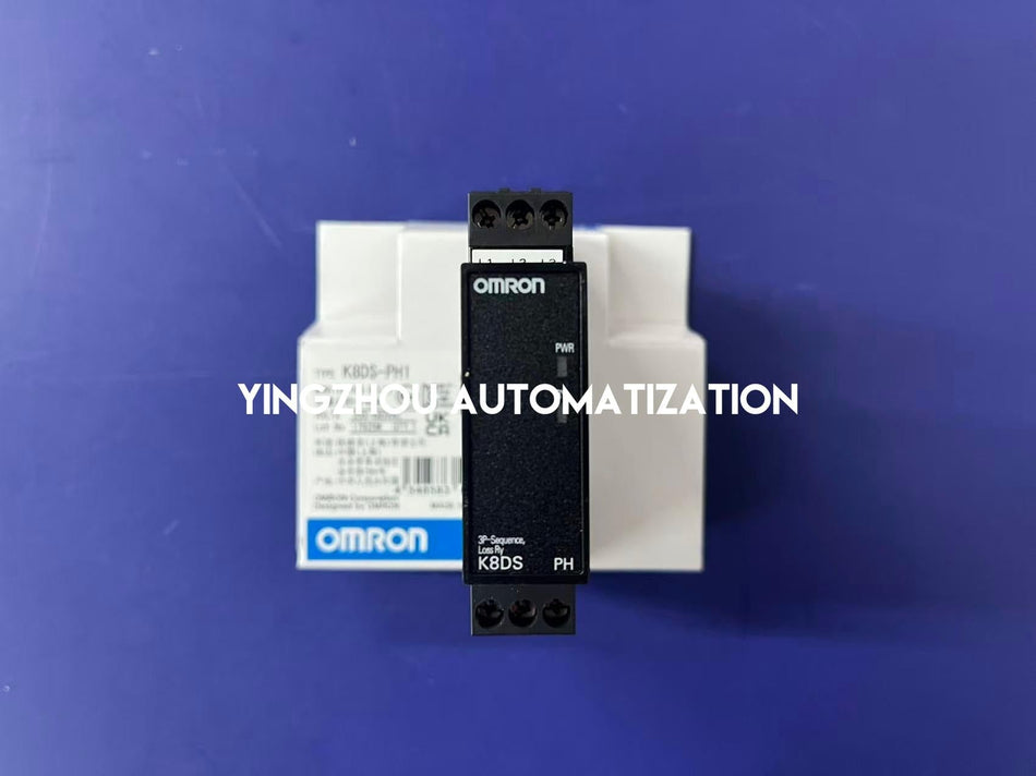 Omron K8DS-PH1 3-Phase Monitoring Relay | Phase Loss & Phase Sequence Protection, 200-480V AC-vezhoo