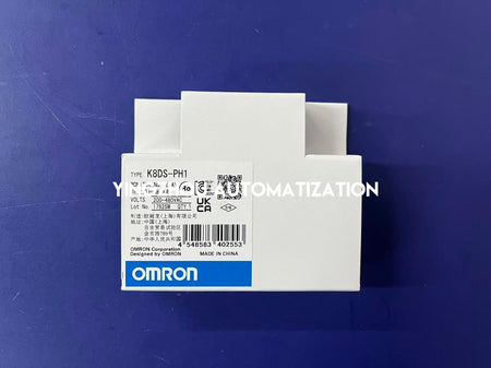 Omron K8DS-PH1 3-Phase Monitoring Relay | Phase Loss & Phase Sequence Protection, 200-480V AC-vezhoo