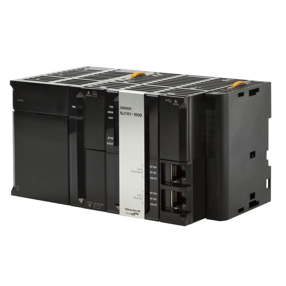 Omron NJ101-9000 Sysmac CPU Unit | SQL Database Connection, EtherCAT & EtherNet/IP-vezhoo